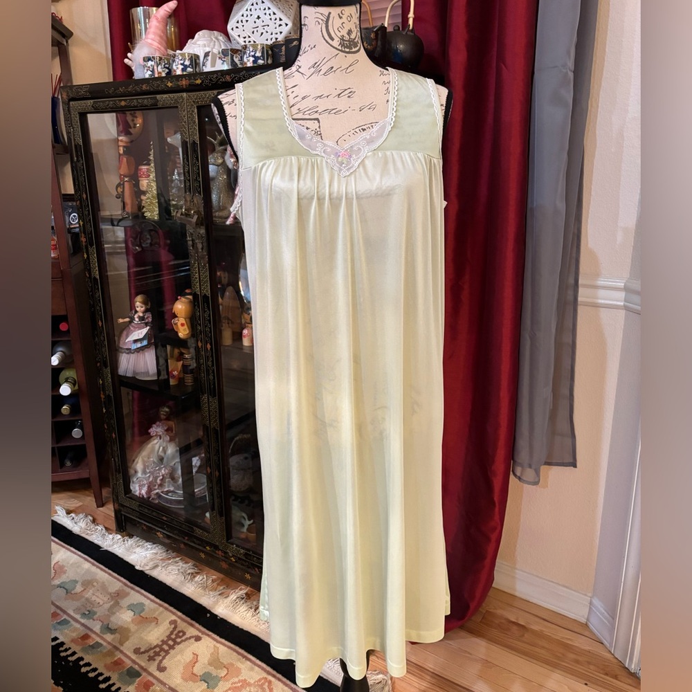 Simply Basic Lace Sheer Nightgown - image 2